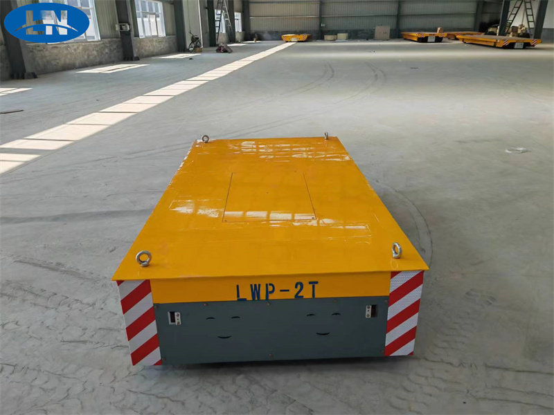 แบตเตอรี่ Powered Motorized Trackless รถเข็นถ่ายโอน