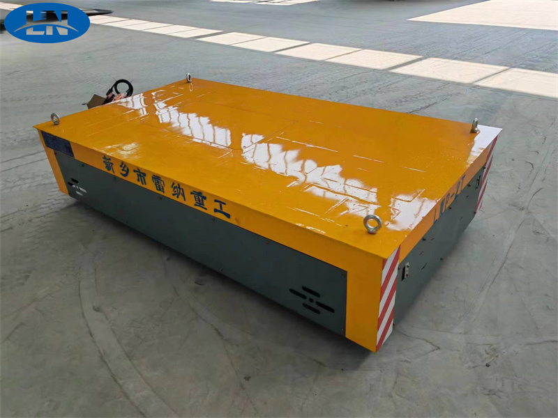 แบตเตอรี่ Powered Motorized Trackless รถเข็นถ่ายโอน