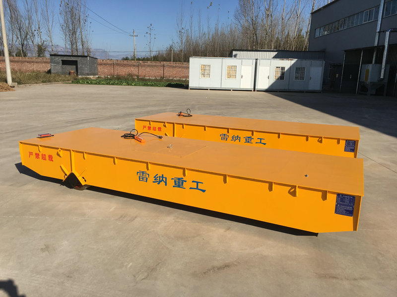 10T แบตเตอรี่ Powered Trackless รถเข็นถ่ายโอน