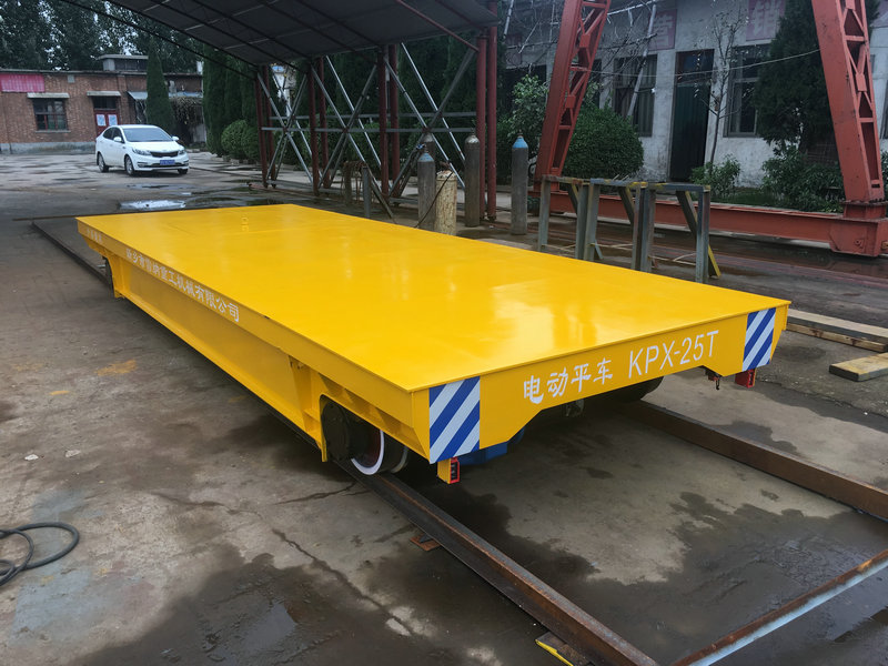 25 ตันเหล็ก Rebar แบตเตอรี่โอนรถเข็น