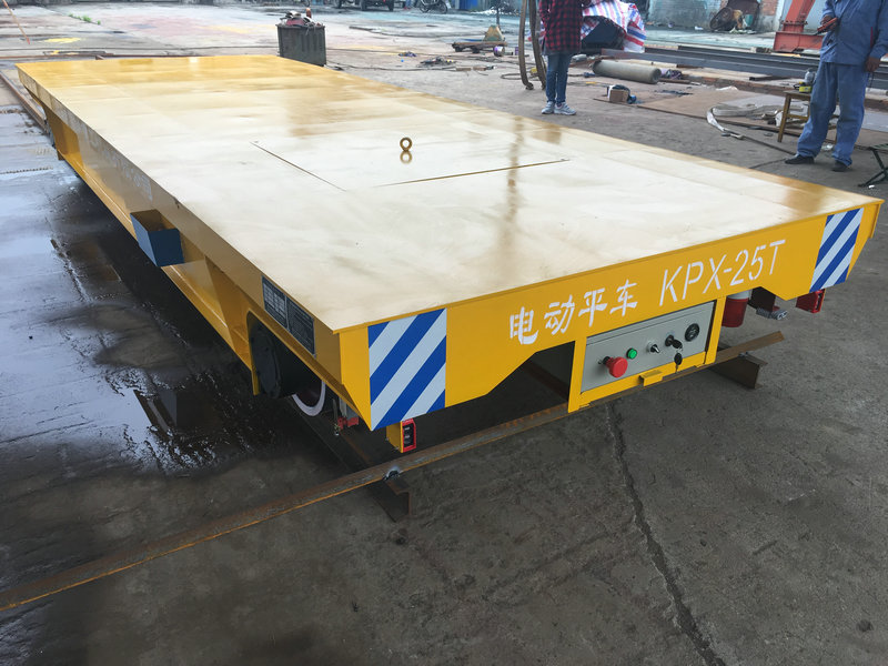 25 ตันเหล็ก Rebar แบตเตอรี่โอนรถเข็น