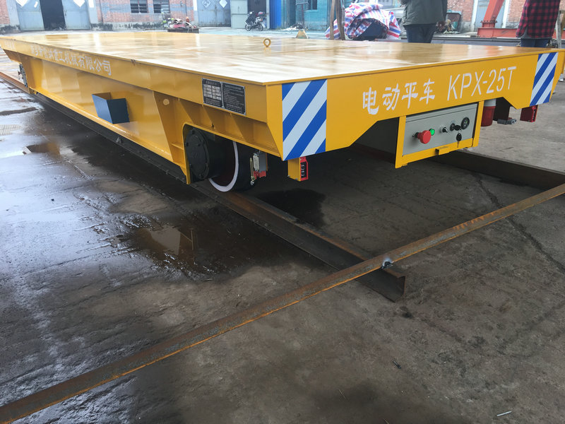 25 ตันเหล็ก Rebar แบตเตอรี่โอนรถเข็น