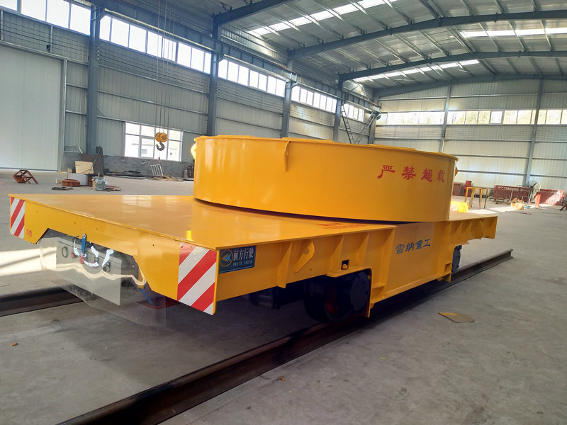 เหล็กกล้าไฟฟ้า Turntable รถเข็นขนส่งรถไฟ