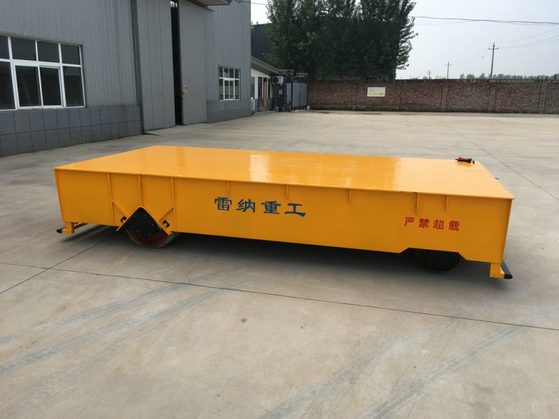 มอเตอร์ขับเคลื่อน 60T ไฟฟ้า Trackless Transfer Wagon