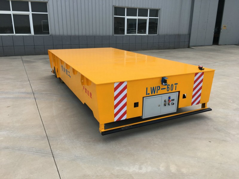 มอเตอร์ขับเคลื่อน 60T ไฟฟ้า Trackless Transfer Wagon
