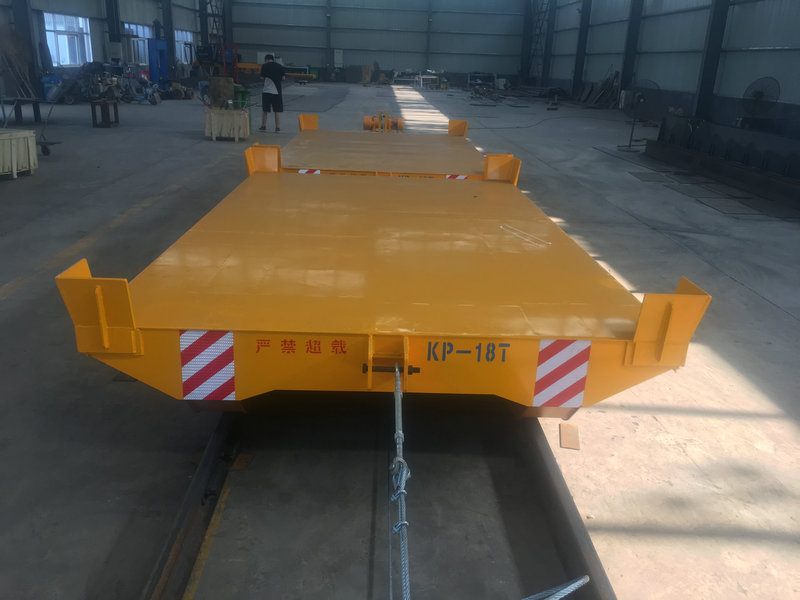 Cord Reel Drum Handling Transporters บนรถไฟ