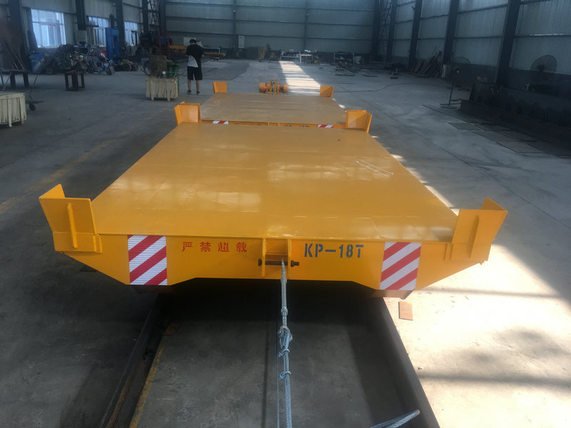 Cord Reel Drum Handling Transporters บนรถไฟ